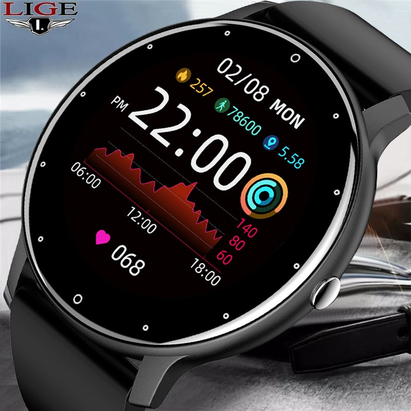 Relógio Smartwatch IP67 Bluetooth IOS e Android - Unissex