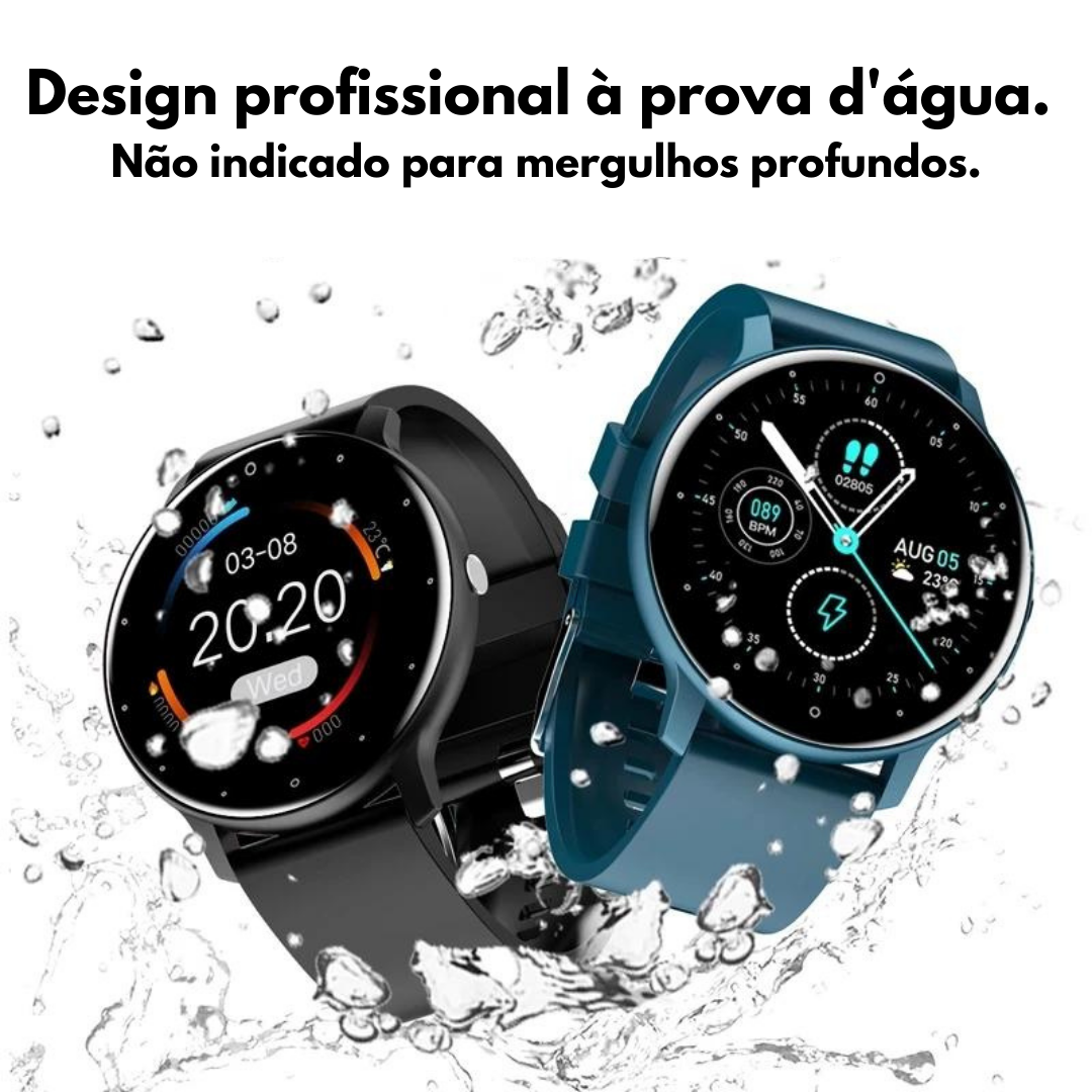 Relógio Smartwatch IP67 Bluetooth IOS e Android - Unissex
