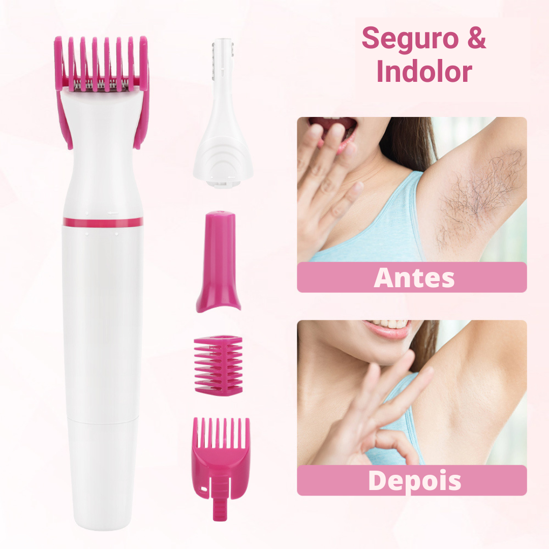 DEPILISS- Depilador Feminino 5 em 1- Kit completo